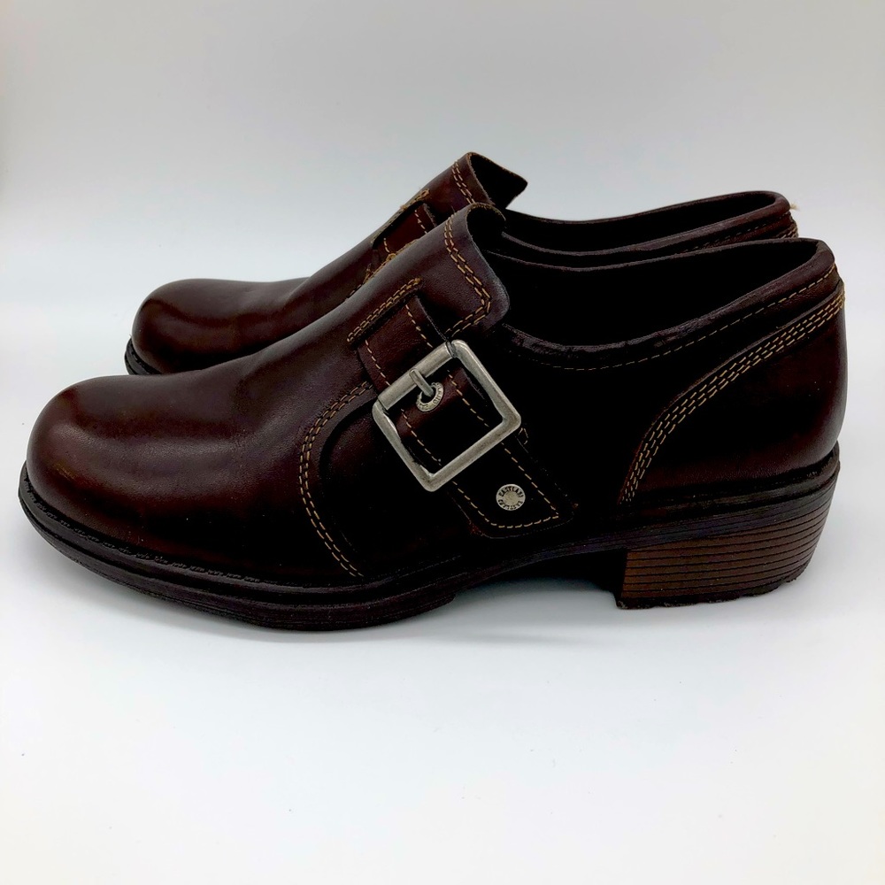 Eastland Open Road Women’s Brown Slip on Shoe, Size 7, Excellent Condition